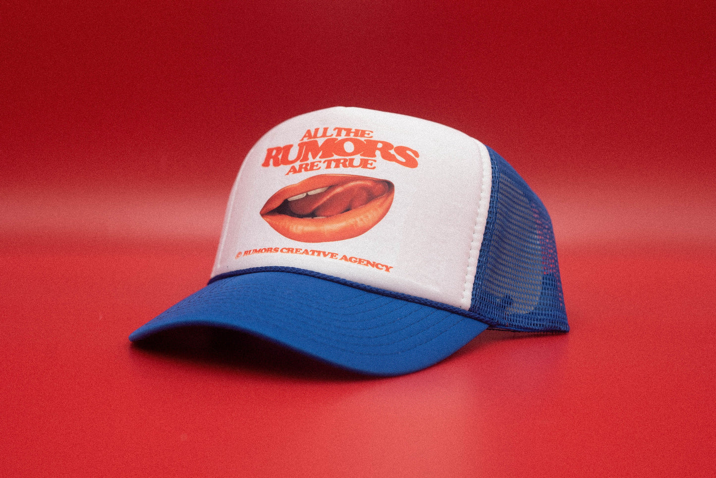 The "Rumor Lips" Trucker Hat