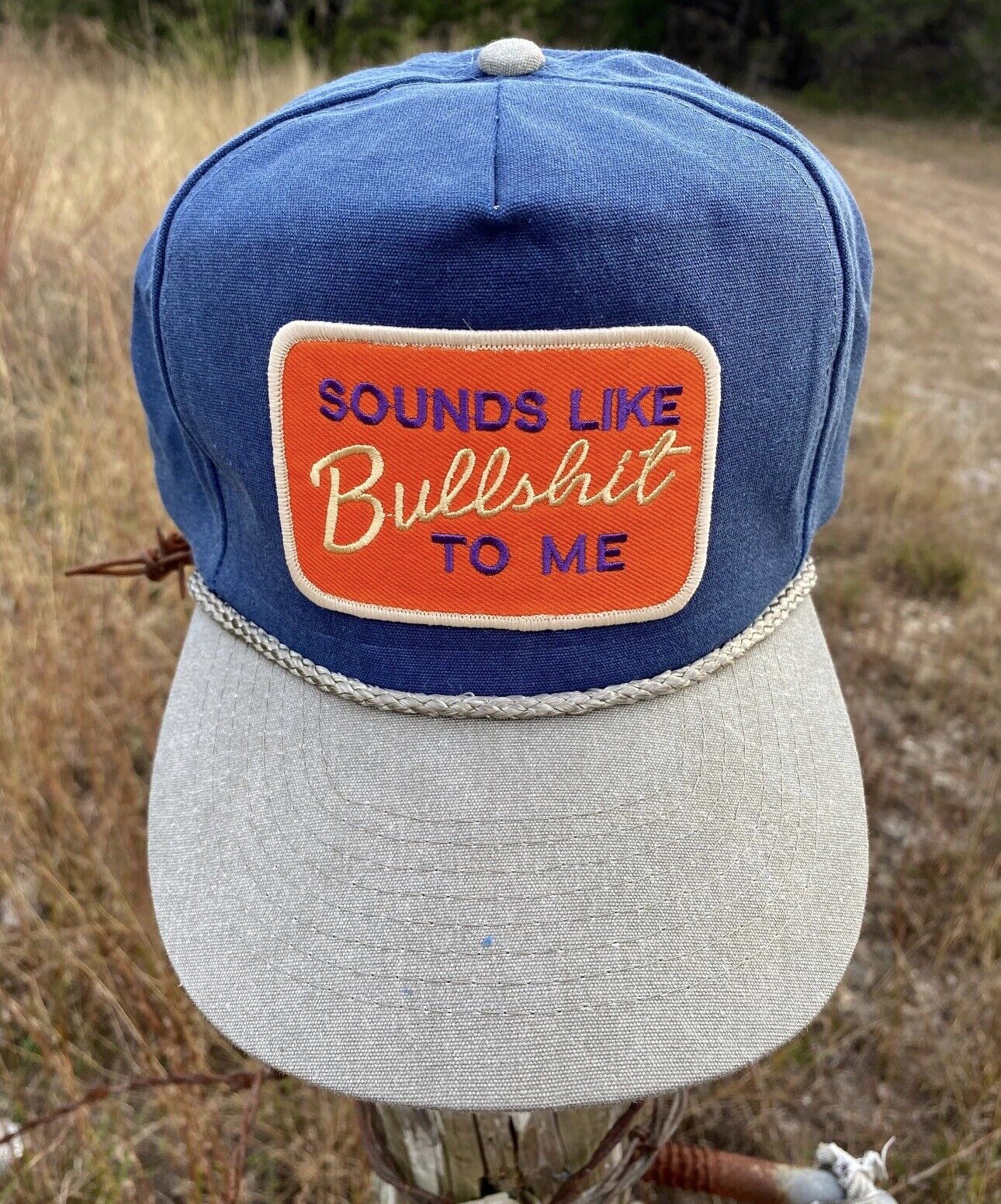 "Sounds Like Bullshit To Me" Funny Trucker Hat