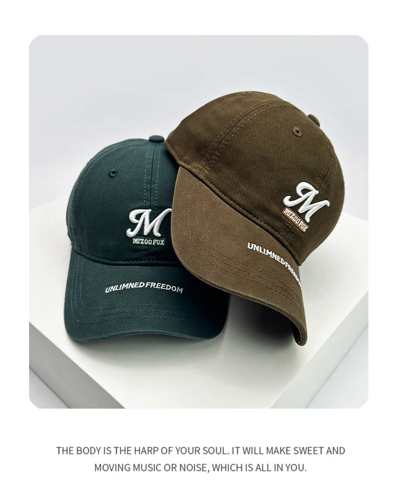 New Men Women Three Dimensional Letter embroidery Baseball Hats Sunshade Versatile Breathable Snapback Caps Fashion ins Outdoor