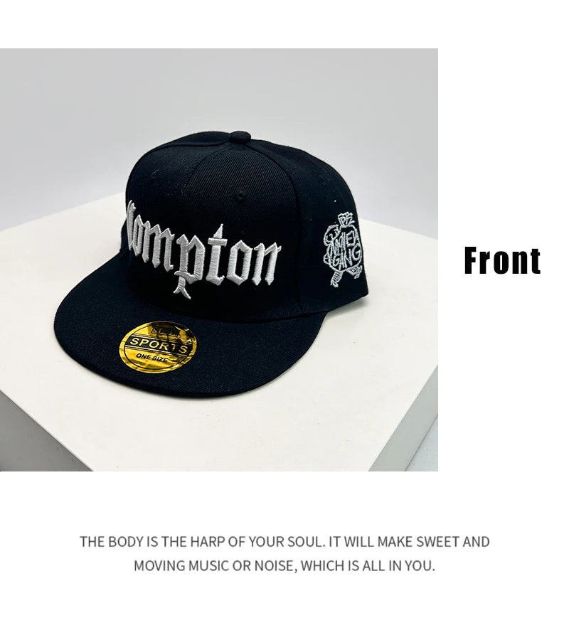 New Unisex American Style Letter Embroidery Baseball Hats Breathable Hip hop Sunshade ins Peaked Caps Versatile Fashion Street