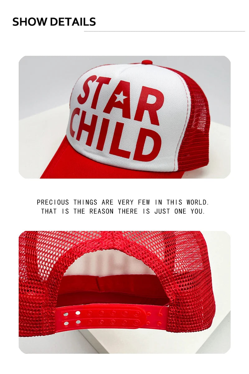 The "Star Child" Trucker Rope Hat