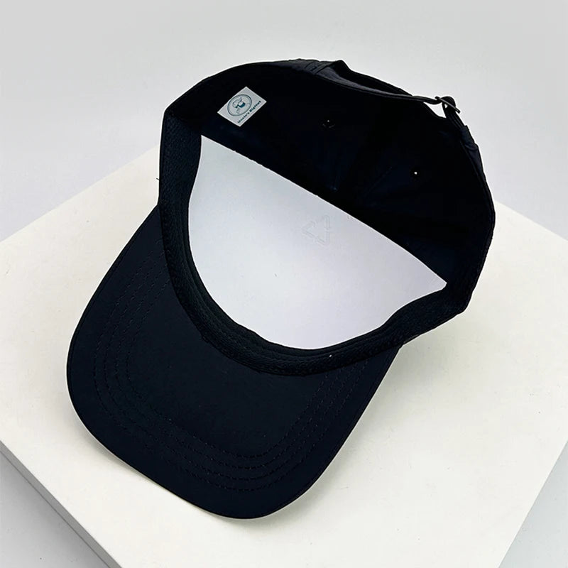 New Unisex Korean Quick Drying Letter Baseball Hats Outdoor Breathable Casual Sunshade Simple Peaked Caps Versatile Fashion ins