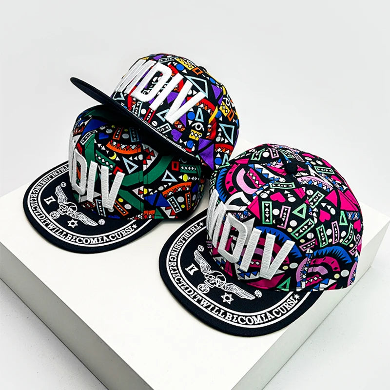 New Unisex Color Block Letter Embroidery Baseball Hats Hip Hop Breathable Casual Sunshade Peaked Caps Versatile Fashion Personal