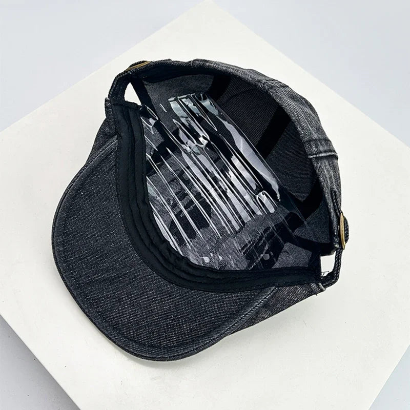 New Unisex Broken Style Solid Visors Hats Breathable Retro Sunshade Personal Peaked Caps Versatile Casual Fashion Distress ins