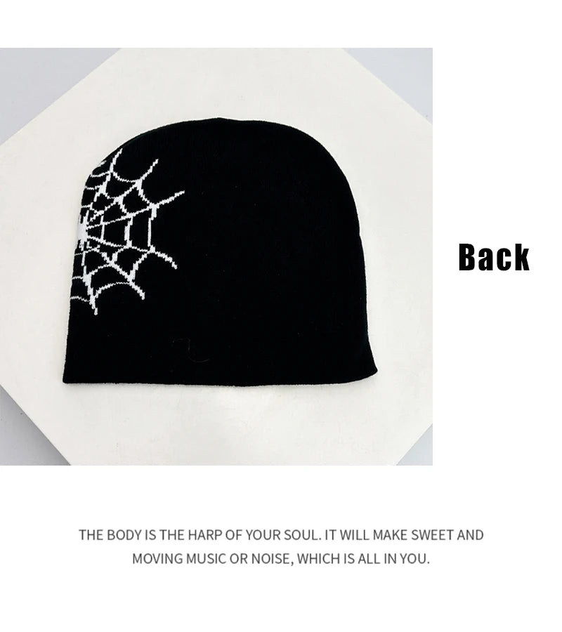 Autumn and Winter Jacquard Weave Letter Wool Knitted Hats Warm Web Hip Hop Comfortable Skullies Versatile Fashion Personal ins