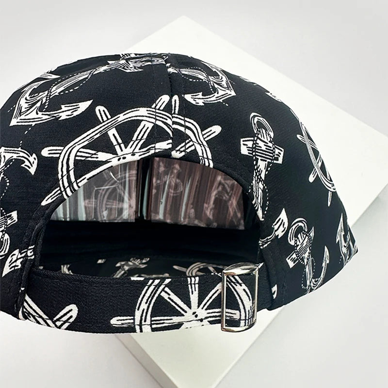 New Men Women Printed Hip Hop Graffiti Snapback Caps Distress Sunshade Versatile Fashion Baseball Hats Korean Street Breathable