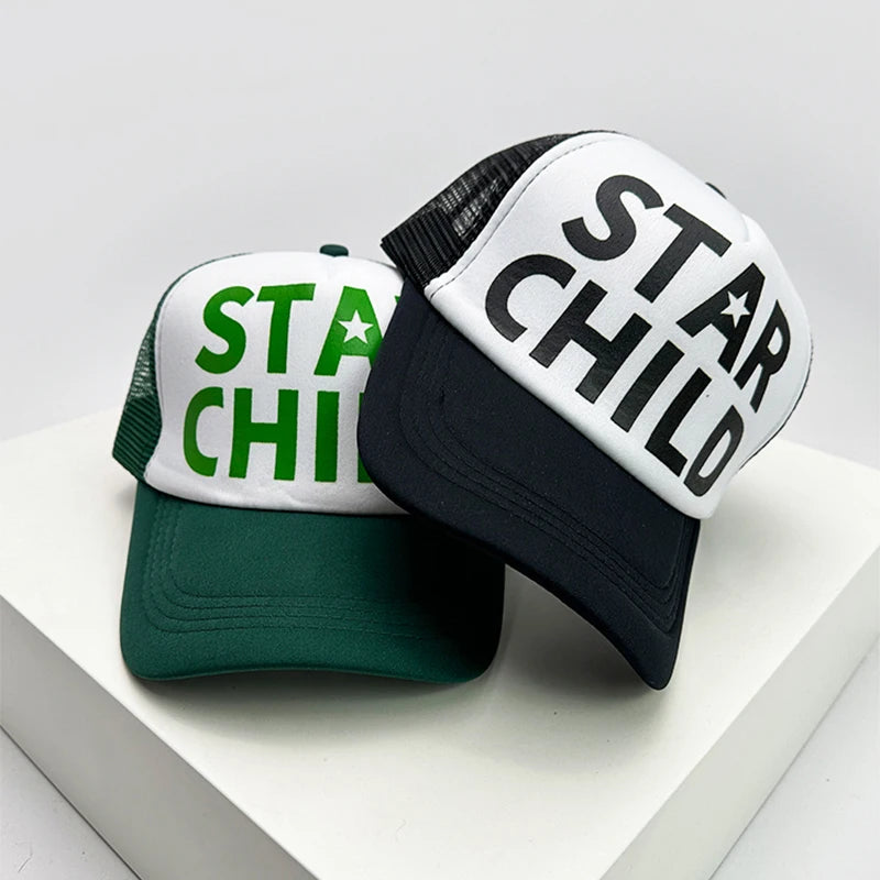 The "Star Child" Trucker Rope Hat