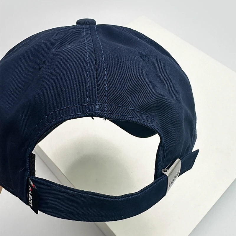 New Unisex Letter Embroidery Simple Baseball Hats Breathable Student Sunshade Korean Peaked Caps Versatile Casual Fashion ins