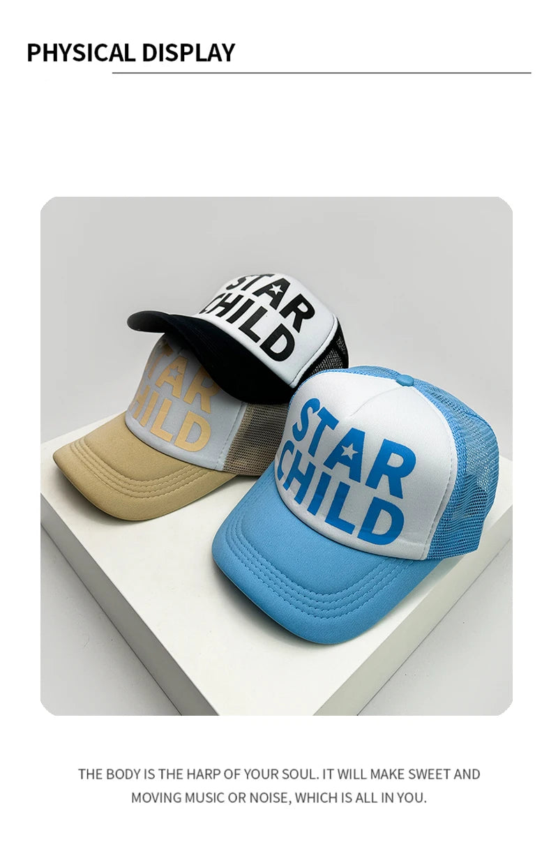 The "Star Child" Trucker Rope Hat