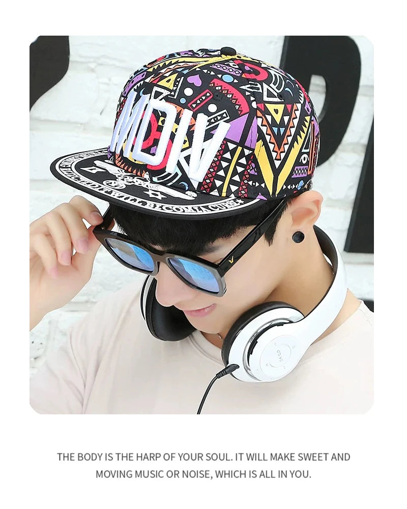 New Unisex Color Block Letter Embroidery Baseball Hats Hip Hop Breathable Casual Sunshade Peaked Caps Versatile Fashion Personal