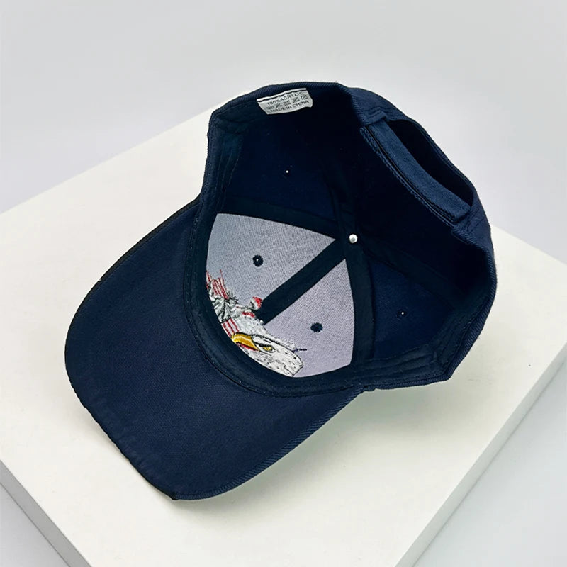 New Unisex America Eagle Letter Embroidery Baseball Hats Hardtop Breathable Personal Sunshade Peaked Caps Versatile Fashion ins