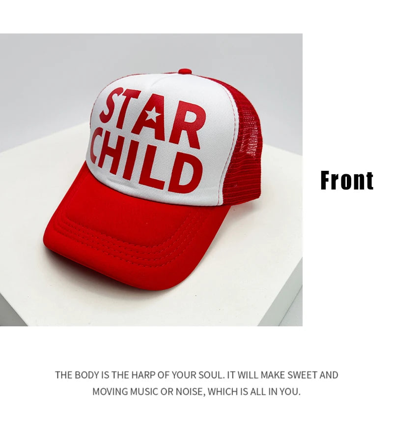 The "Star Child" Trucker Rope Hat