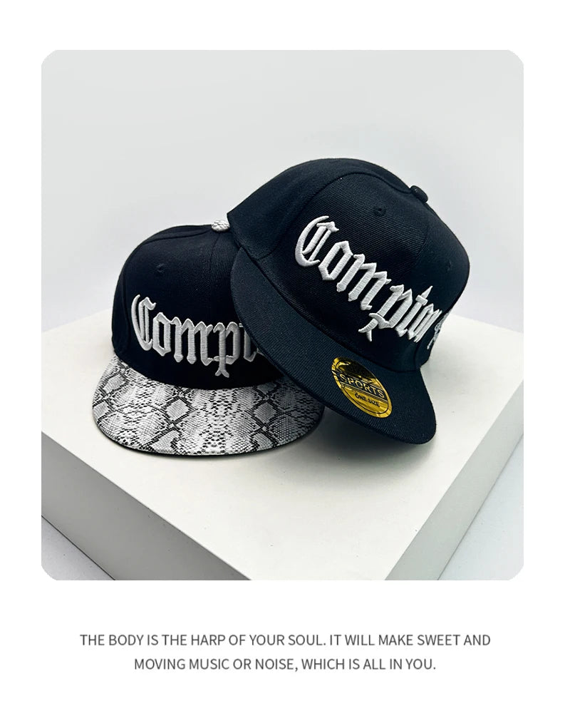 New Unisex American Style Letter Embroidery Baseball Hats Breathable Hip hop Sunshade ins Peaked Caps Versatile Fashion Street