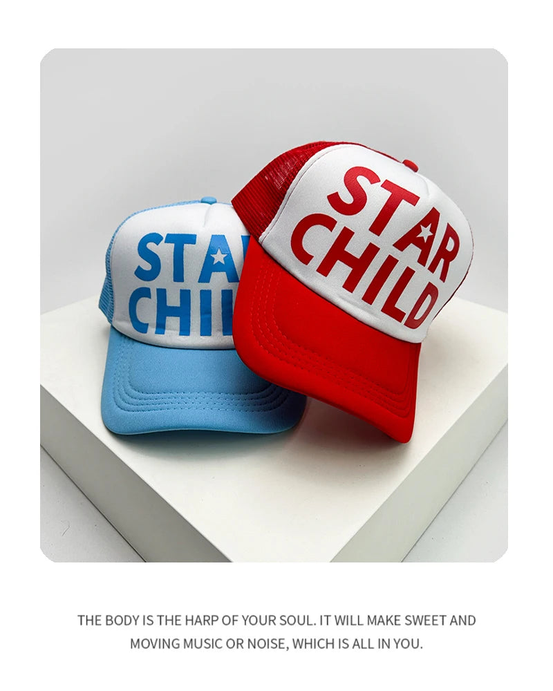 The "Star Child" Trucker Rope Hat