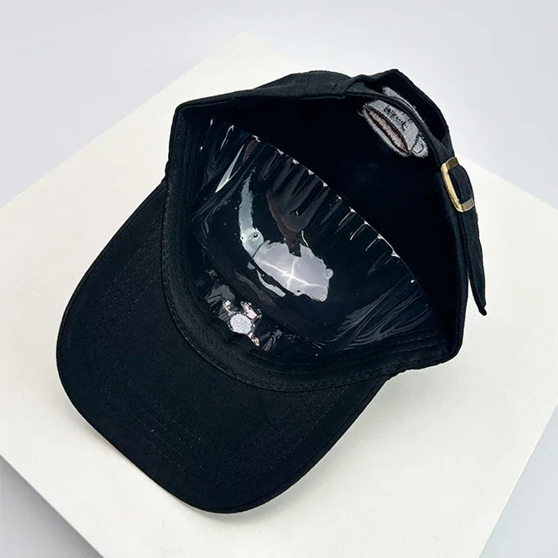 New Unisex Cartoon Character Embroidery Baseball Hats Breathable Funny Sunshade Casual Peaked Caps Versatile Fashion Personal