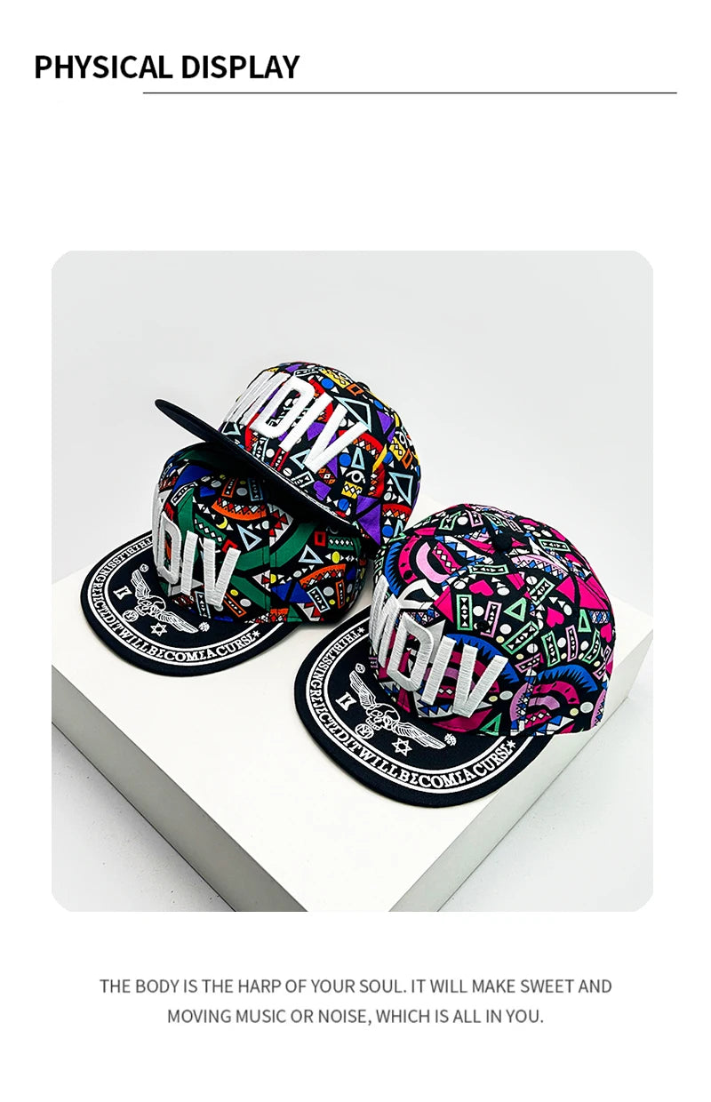 New Unisex Color Block Letter Embroidery Baseball Hats Hip Hop Breathable Casual Sunshade Peaked Caps Versatile Fashion Personal