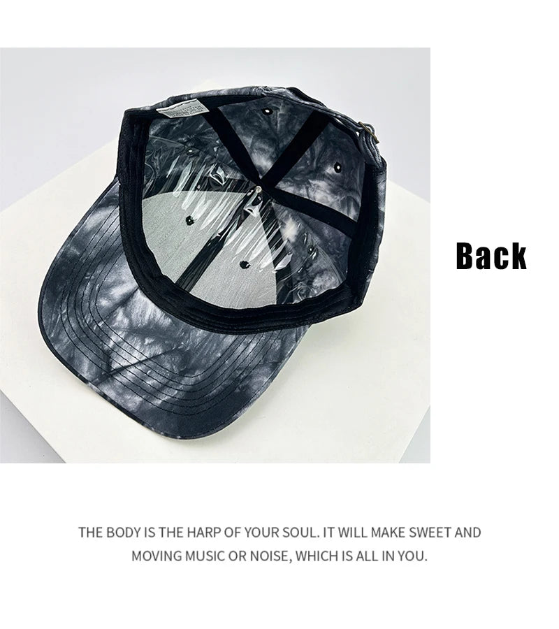 New Unisex Bandhnu Personal Baseball Hats Street Breathable Casual Sunshade Outdoor Peaked Caps Versatile Fashion Graffiti Retro