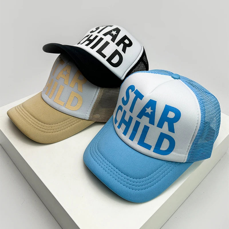 The "Star Child" Trucker Rope Hat