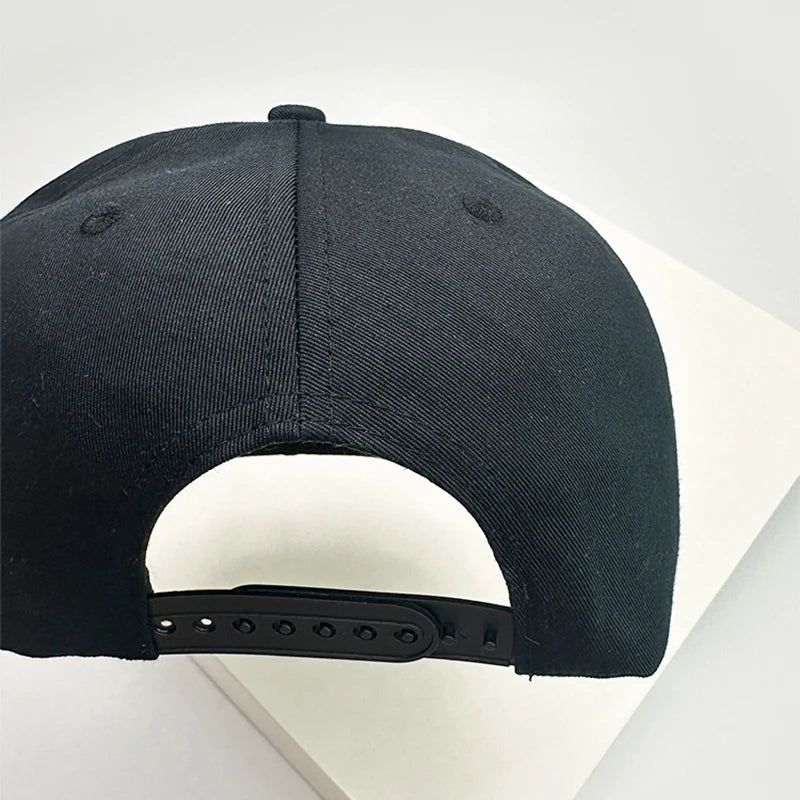 New Unisex Flat Eave Animal Embroidery Baseball Hats Breathable Skate Sunshade Color Block Peaked Caps Versatile Fashion Hip Hop