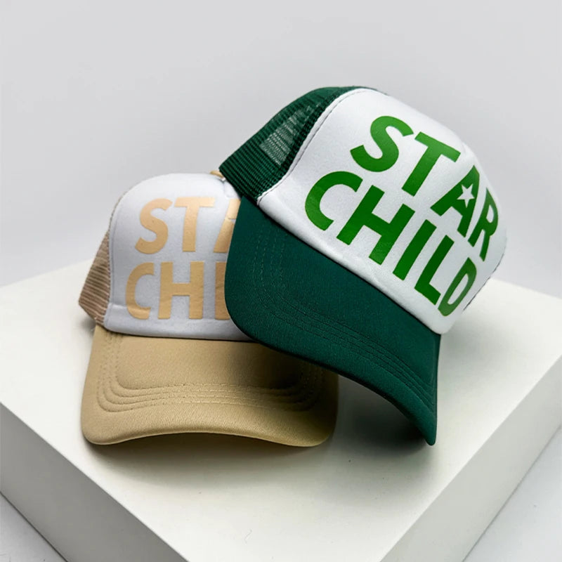 The "Star Child" Trucker Rope Hat