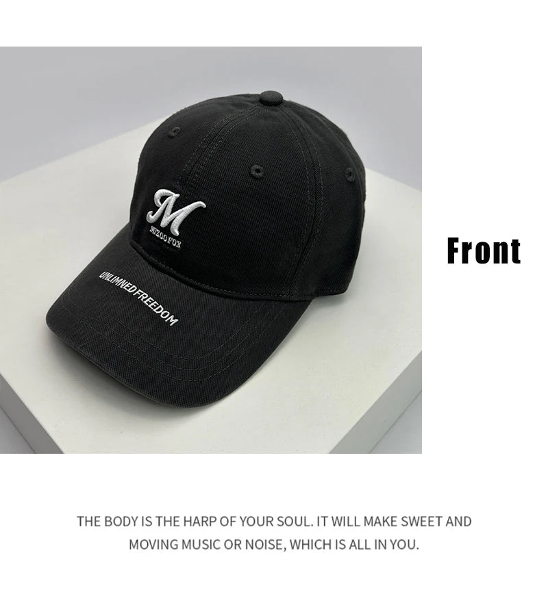 New Men Women Three Dimensional Letter embroidery Baseball Hats Sunshade Versatile Breathable Snapback Caps Fashion ins Outdoor