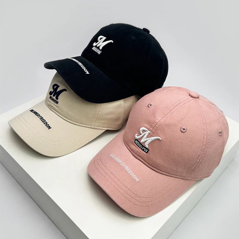 New Men Women Three Dimensional Letter embroidery Baseball Hats Sunshade Versatile Breathable Snapback Caps Fashion ins Outdoor