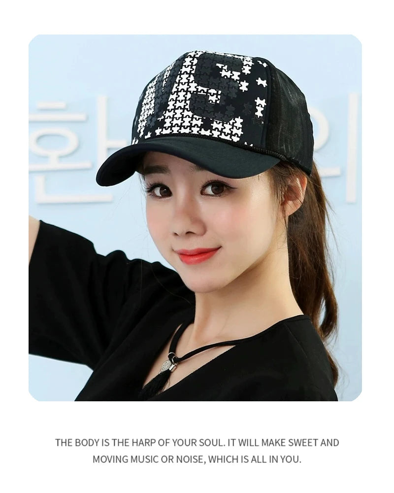 New Men Women Hip-Hop Graffiti Letter Street Baseball Hats Sunshade Versatile Breathable Outdoor Truck caps Fashion Personal ins