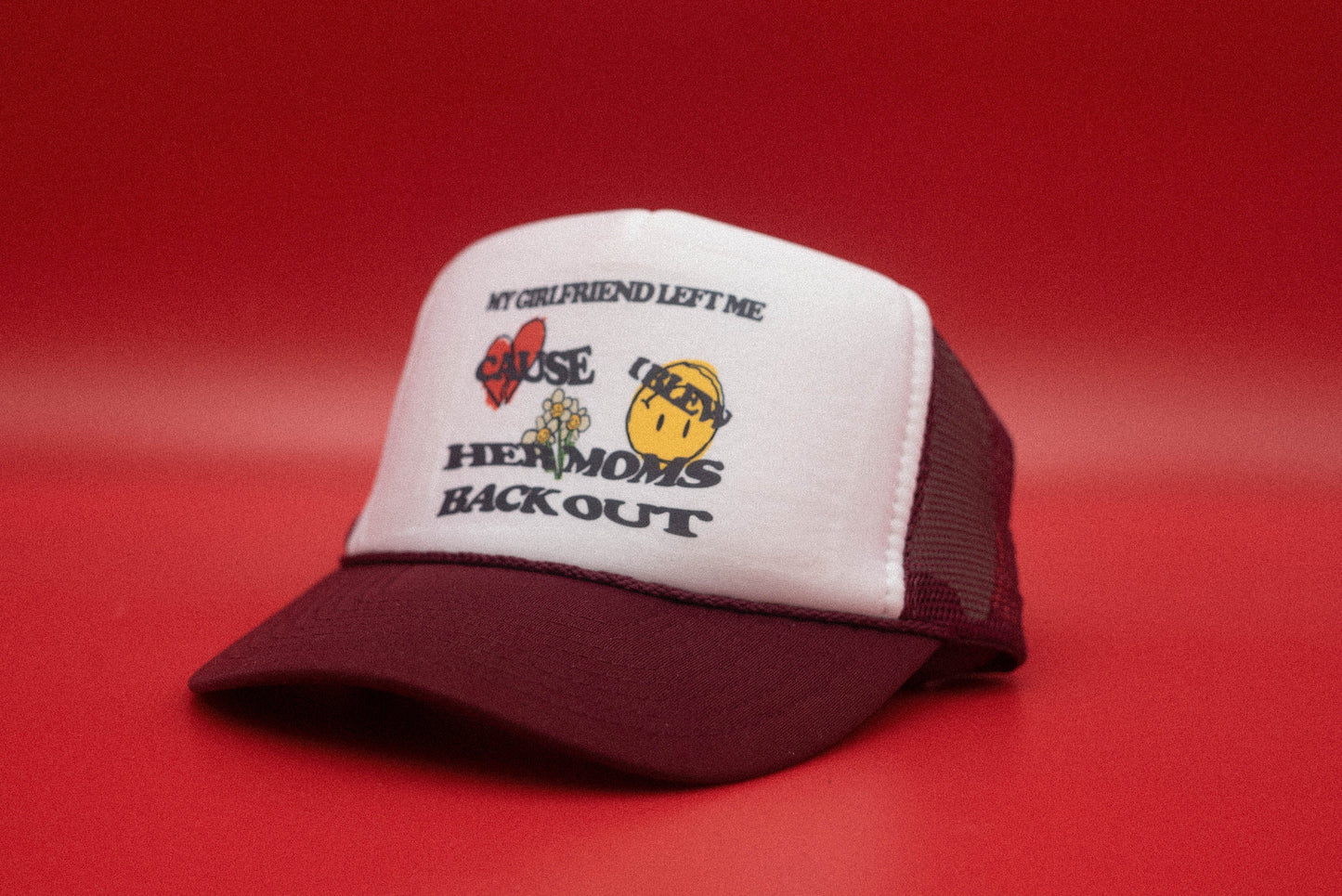 The "My Girlfriend Broke Up With Me" Funny Trucker Hat