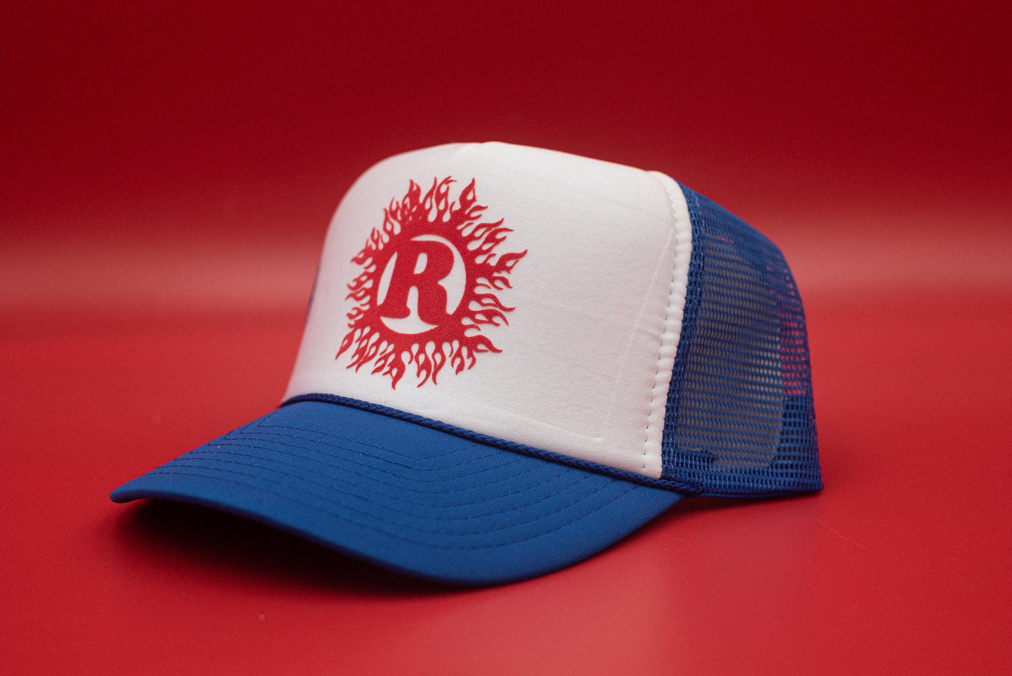 The "Flame Of Rumors" Trucker Hat