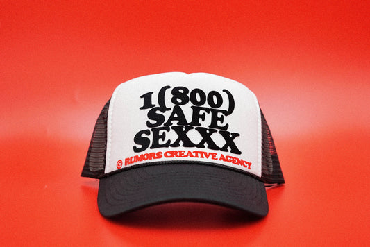 1 (800) SAFE SEXXX - Funny Trucker Hat