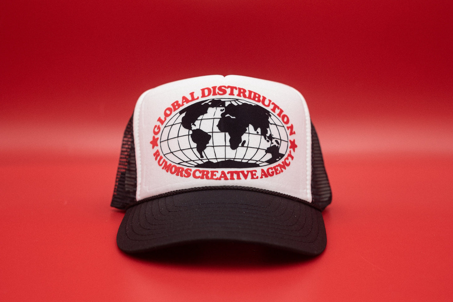 The "Global Distribution" Funny Trucker Hat