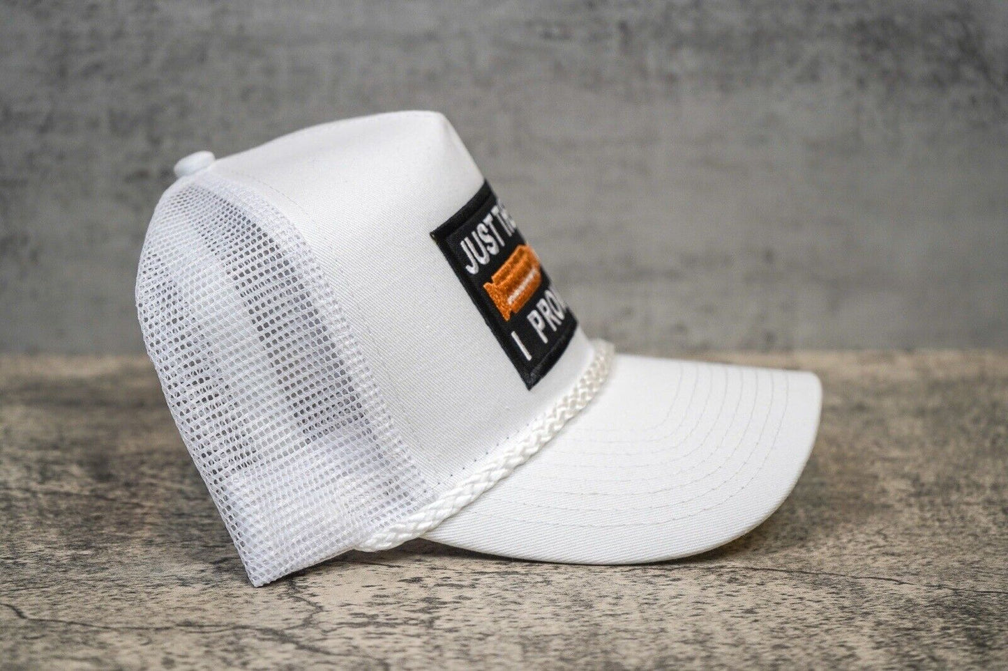 The "Just The Tip I Promise" Funny Trucker Hat