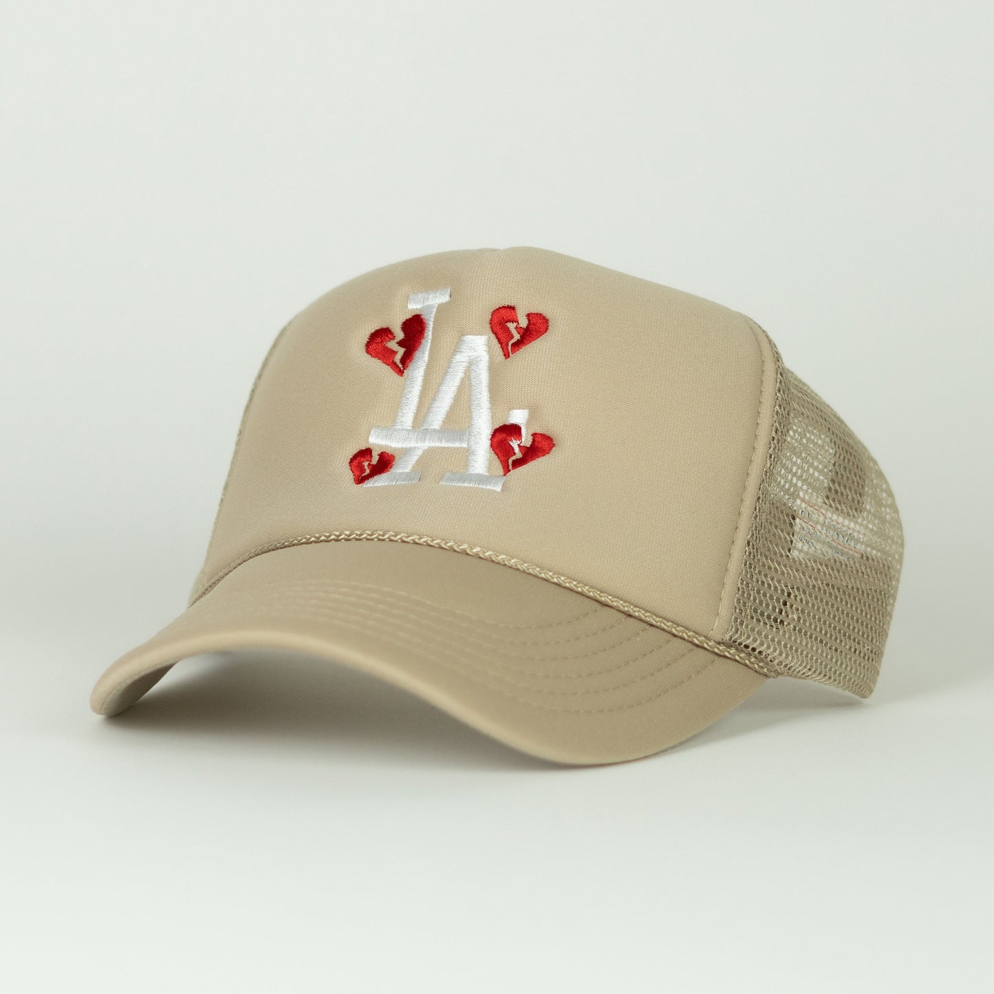 LA Los Angeles "Broken Hearts" Baseball Trucker Hats