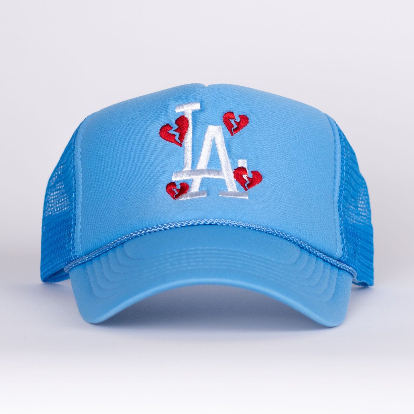 LA Los Angeles "Broken Hearts" Baseball Trucker Hats