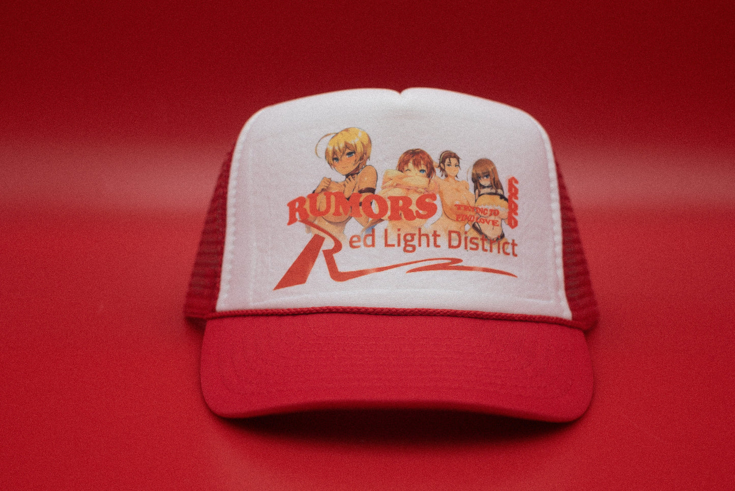 The "Red Light District" Funny Trucker Hat