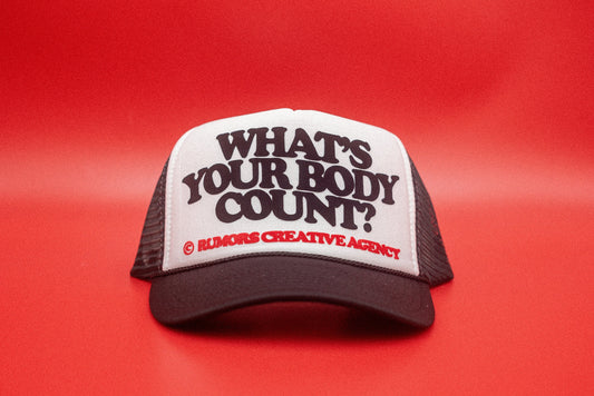 The "What's Your Body Count" Funny Trucker Hat