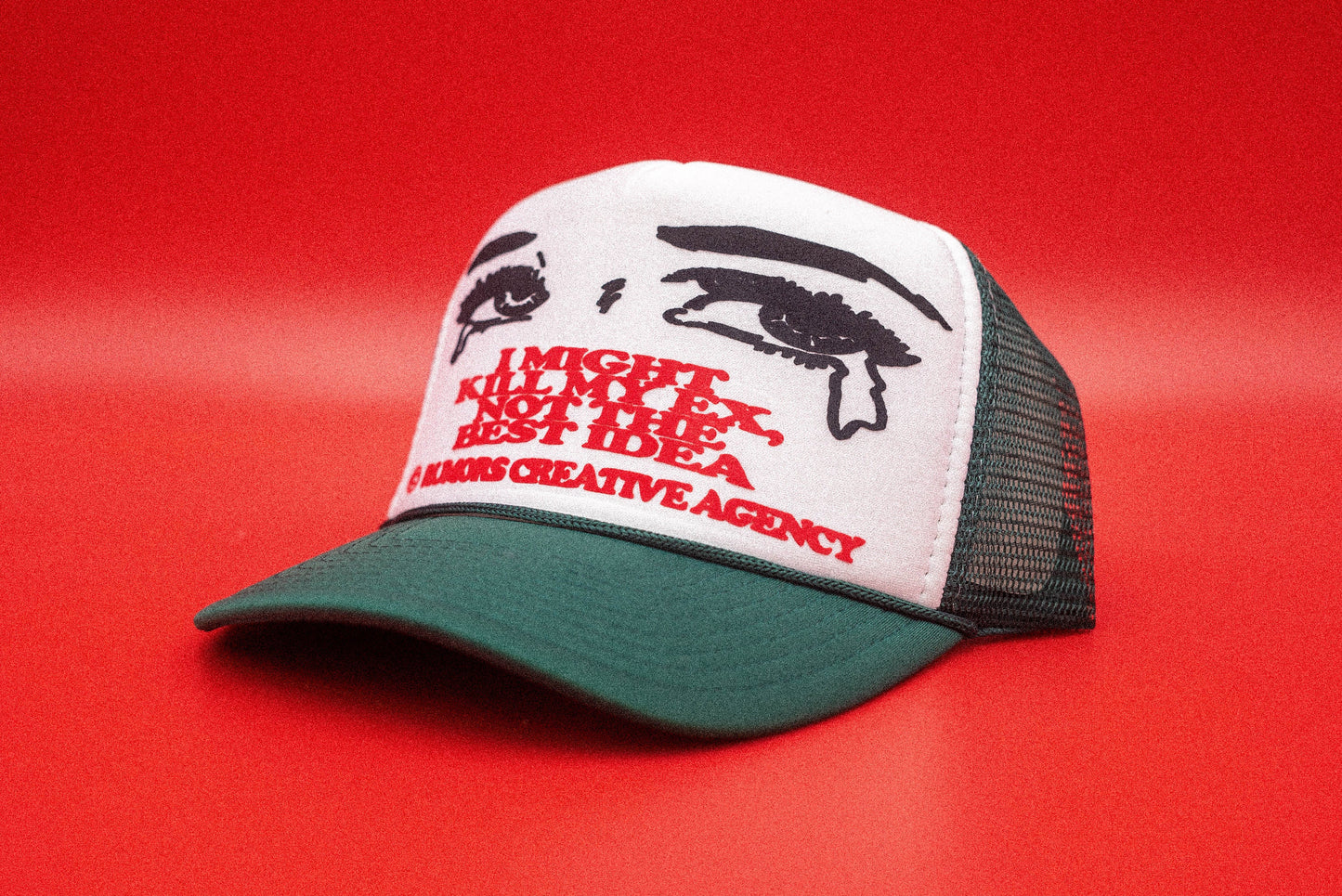 The "I Might Kill My Ex Not The Best Idea" Funny Trucker Hat