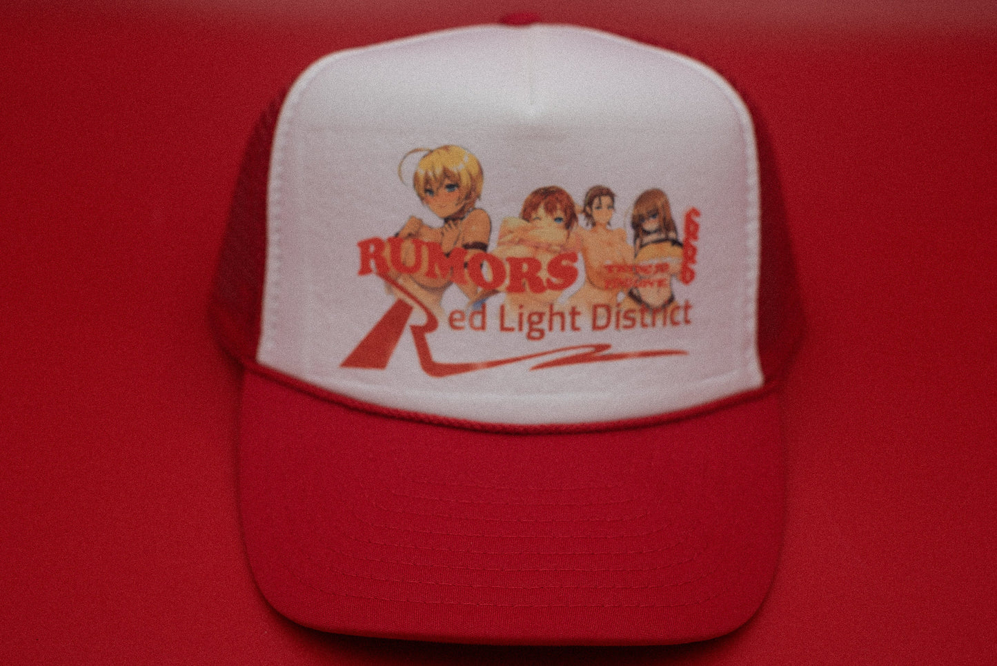 The "Red Light District" Funny Trucker Hat