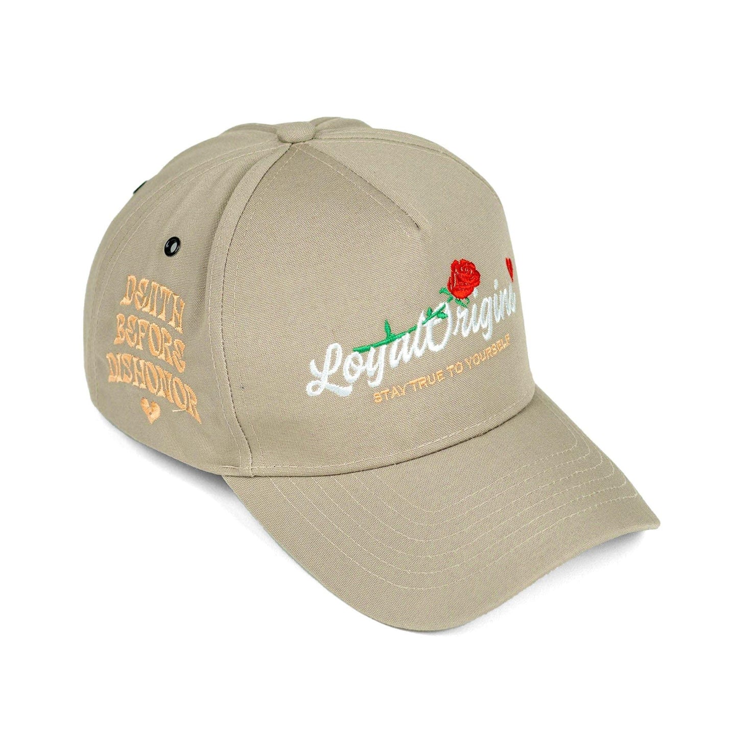 ORIGINS Premium Snapback Hat - Khaki