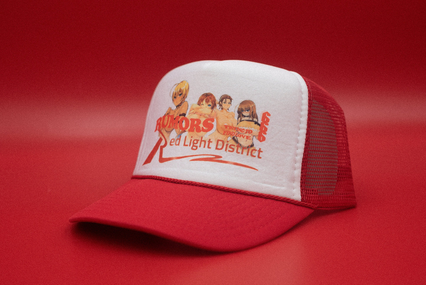 The "Red Light District" Funny Trucker Hat