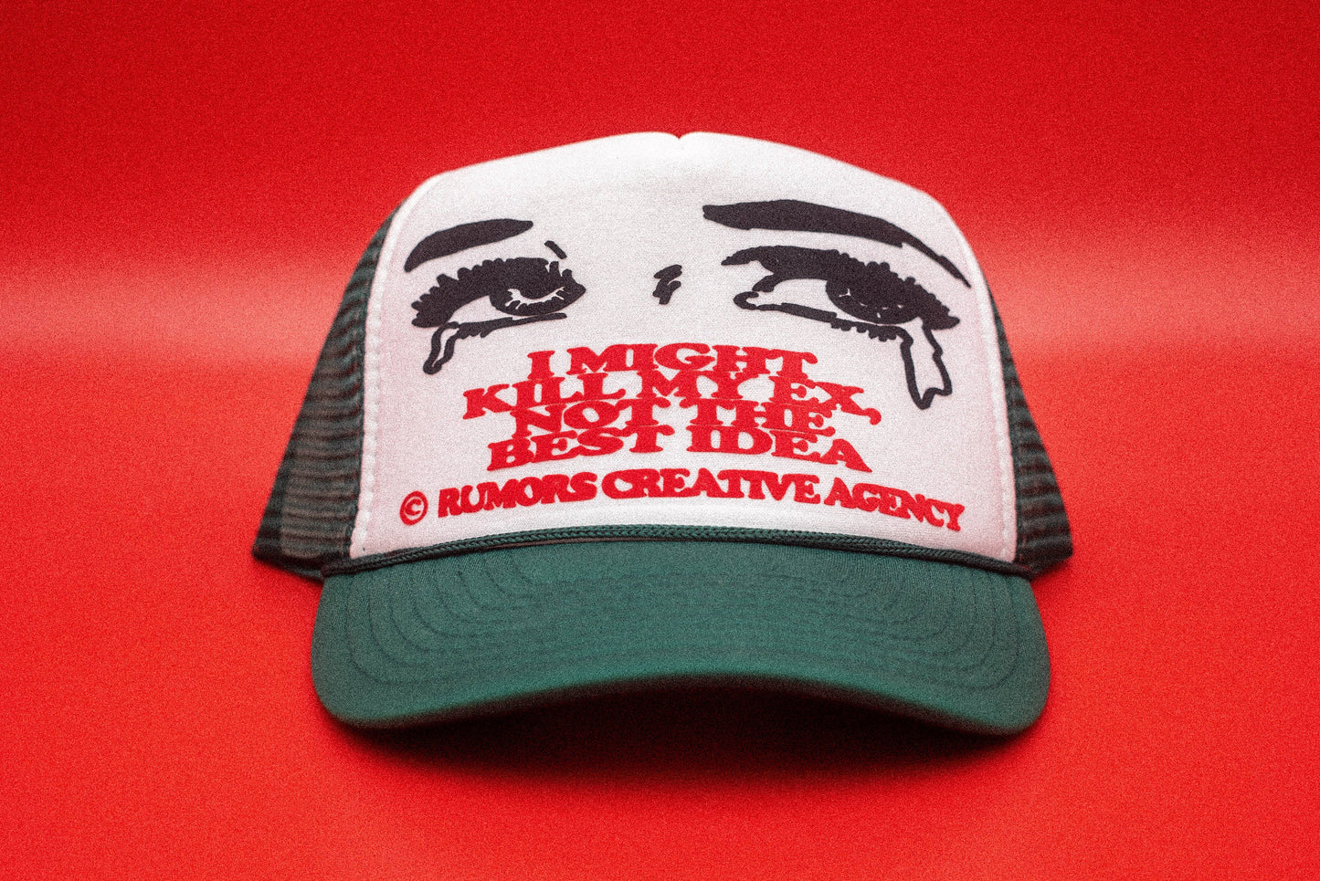 The "I Might Kill My Ex Not The Best Idea" Funny Trucker Hat