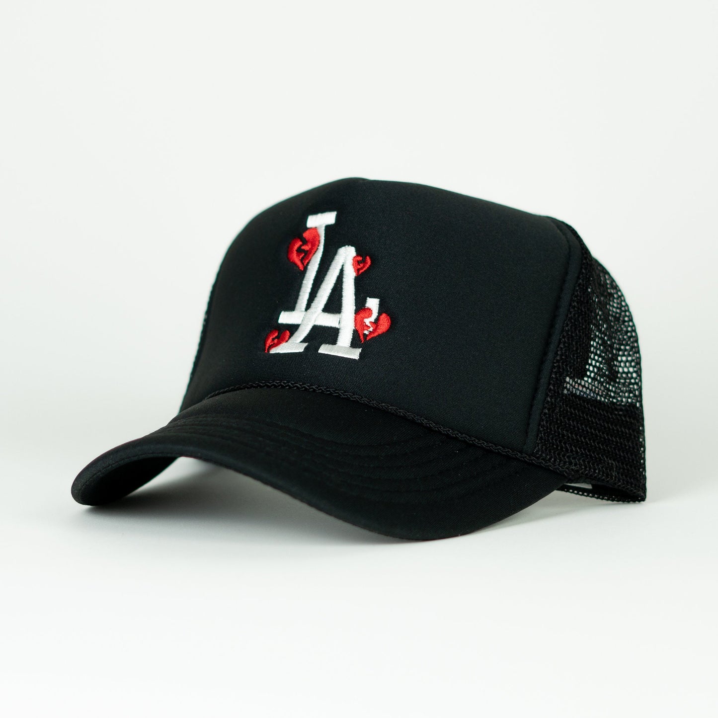 LA Los Angeles "Broken Hearts" Baseball Trucker Hats