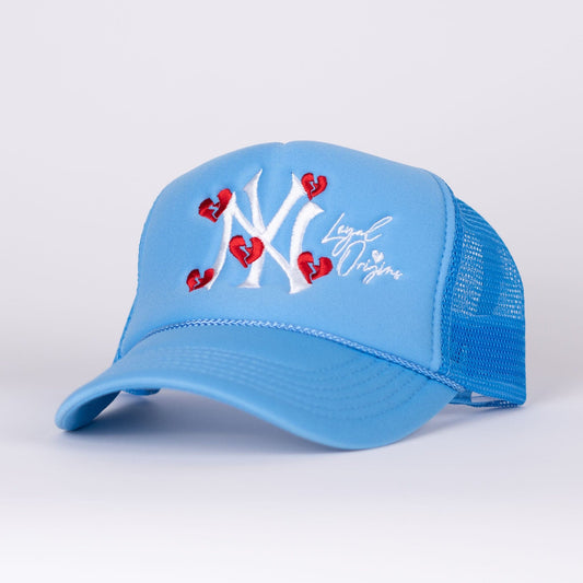 The New York "Signature Hearts" Trucker Hat