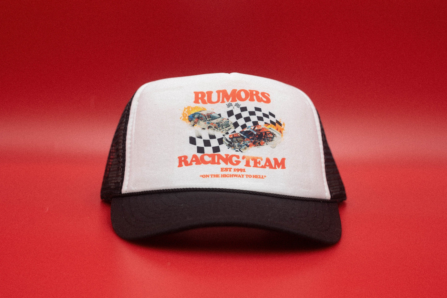 The "Rumors Racing Team" Funny Trucker Hat