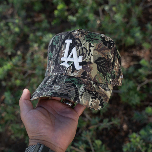 LA V2 Premium Snapback Hat - CAMO