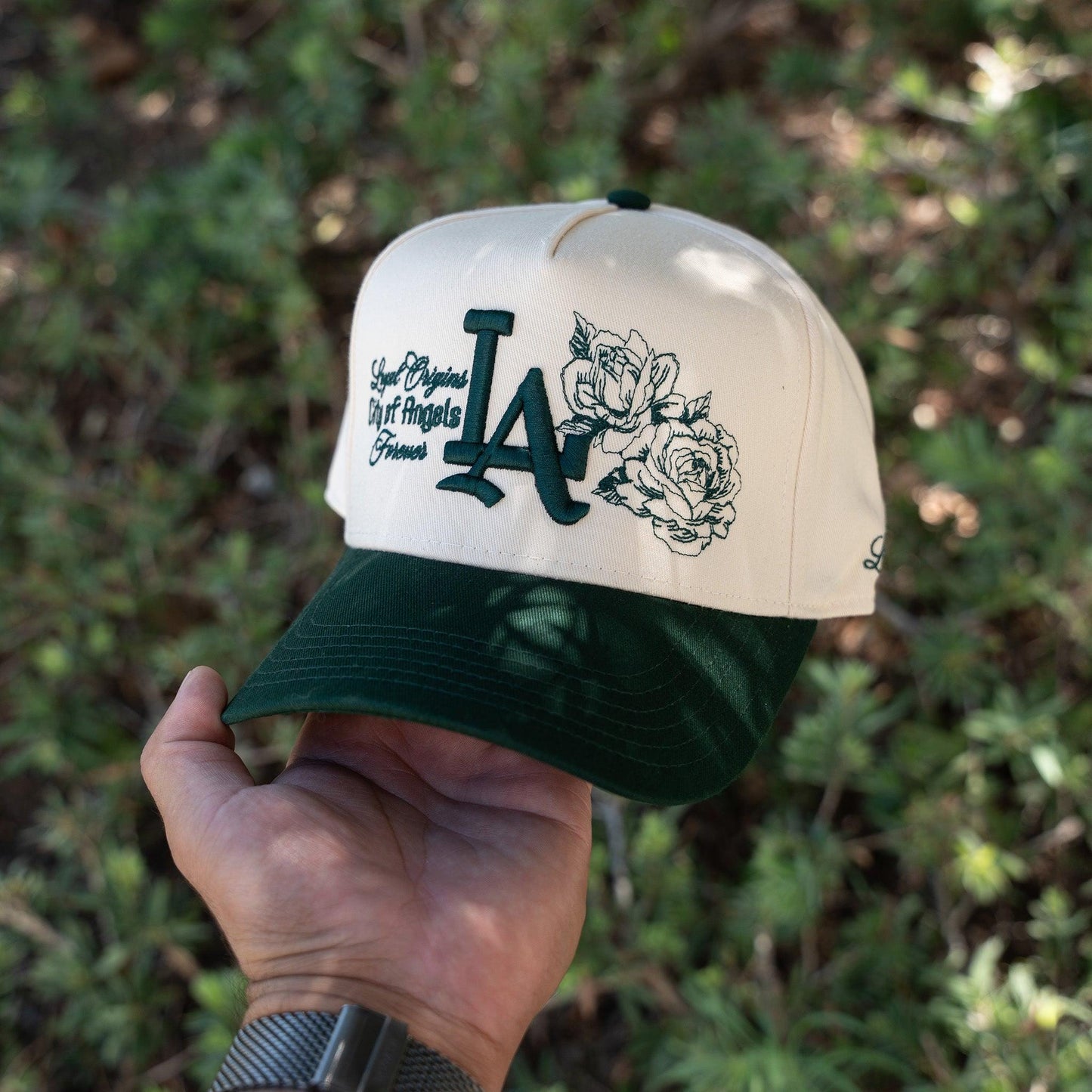 LA 'Roses' V2 Premium Snapback Hat