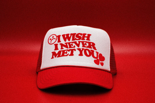 The "I Wish I Never Met You" Funny Trucker Hat