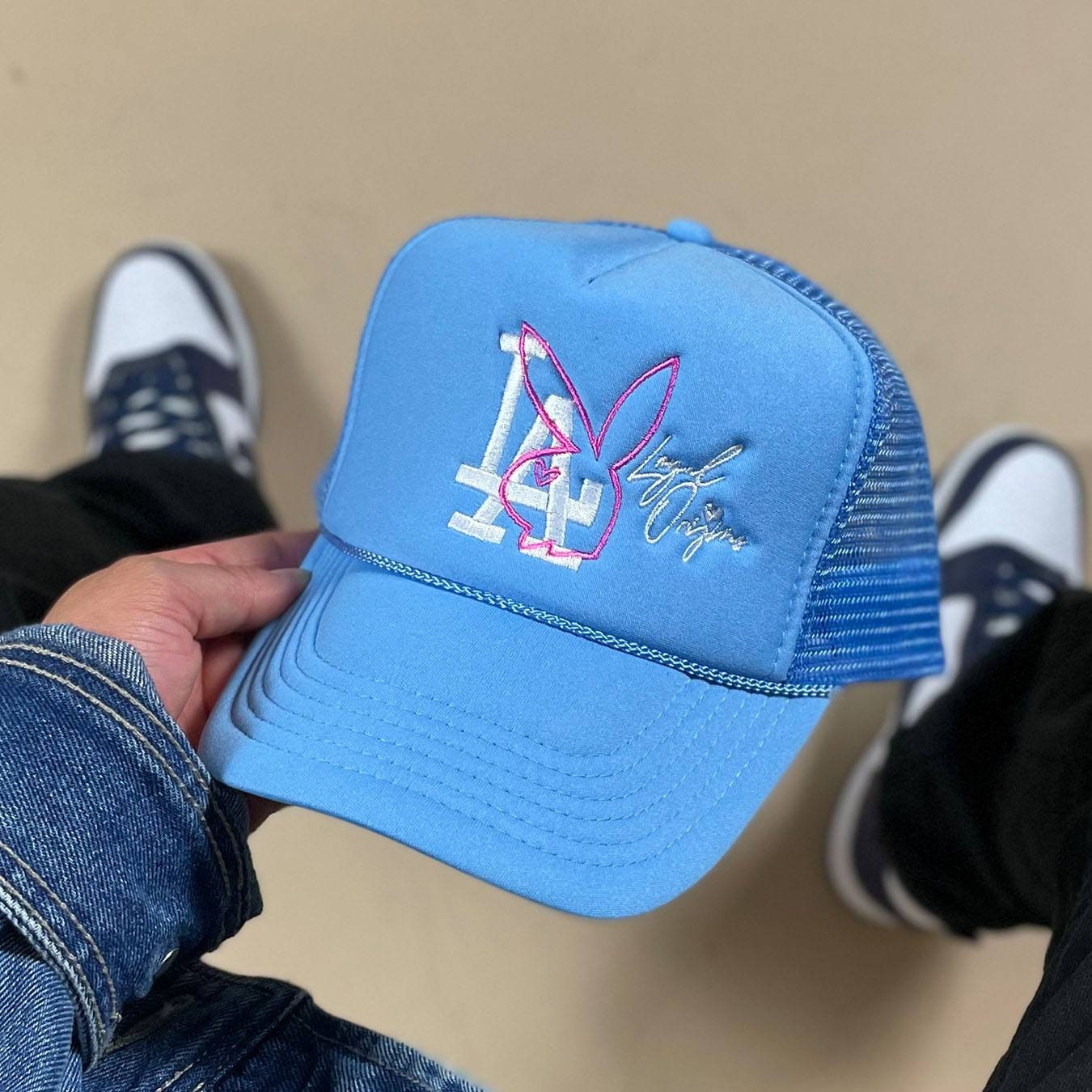 The "LA Bunny Signature" Trucker Hat