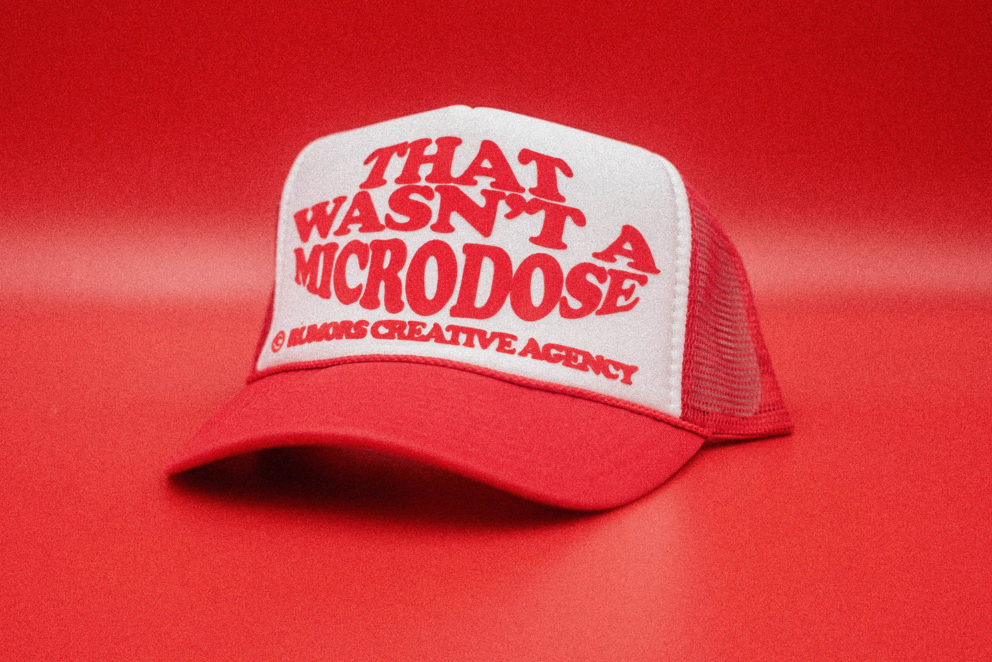 The "That Wasn't A Microdose" Funny Trucker Hat