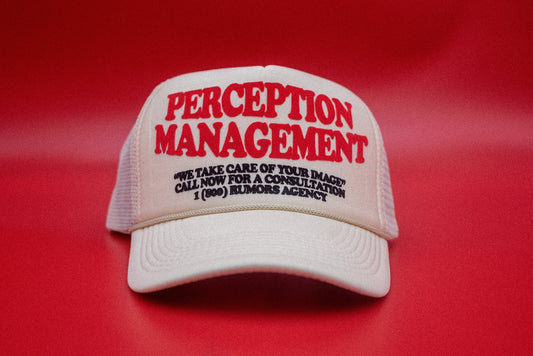 The "Perception Management" Funny Trucker Hat